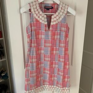 Vineyard Vines Madras Plaid shift dress, size 4
